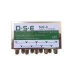 Slučovač externího signálu LNB Quad a DVBT SOC-4