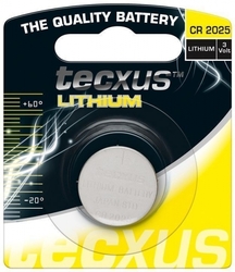Lithiová baterie CR2025 TecXus 3V 1 ks.