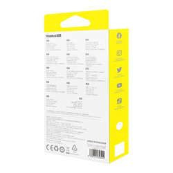 Rychlonabíjecí kabel 3v1 Baseus Free2Draw USB-C na USB-C/Lightning/Micro 100W, 1,1 m (černý)