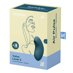 Masážní přístroj na klitoris Vulva Lover 2 Satisfyer (modrý)