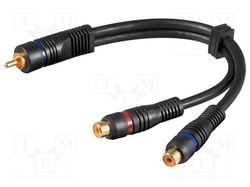 kabel 1xCINCH V-2xCINCH Z 0.2m