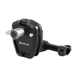 Motorcycle Windshield Mount Clip PULUZ  for Action Cameras (DJI Osmo Action 4, GoPro Hero 12, Insta360 Ace Pro / X4)(Black)
