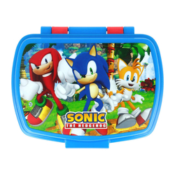 Box na oběd pro děti STOR 40574 450 ml Ježek Sonic (modro-červený)
