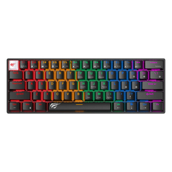 Havit KB903L drátová mechanická / herní RGB klávesnice (černá)