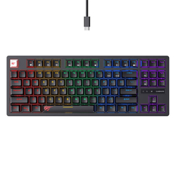 Kabelová herní klávesnice Havit KB892L RGB (černá)