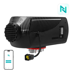 Nezávislé topení Blitzwolf BW-AH-S2-BT, 5 kW, 12 V, ovládané aplikací se standardním banánovým rozhraním + ovladač s displejem + Bluetooth