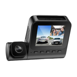 Přední kamera 1080p, vnitřní kamera 1080p a zadní kamera VGA Azdome V600-3CH, G-senzor