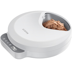 Krmítko pro kočky Rojeco F26 4 Meals Button Version s 2 ledovými balíčky (bílé)