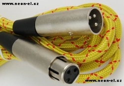 kabel XLR V-XLR Z 3m opředený