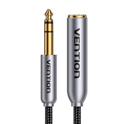 Audio kabel 6,35 mm samec - samice Vention 1 m
