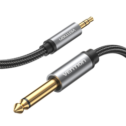 Audio kabel mini jack 3,5 mm samec na jack 6,35 mm samec Vention BCYHH 2 m