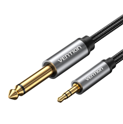 Audio kabel mini jack 3,5 mm samec na jack 6,35 mm samec Vention BCYHL 10 m
