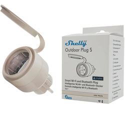 Chytrá venkovní zásuvka Shelly Plug S MTR Gen3 IP44 12A
