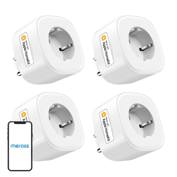 Chytrá zásuvka Meross MSS210HKQUA-EU (HomeKIt) (čtyřbalení)