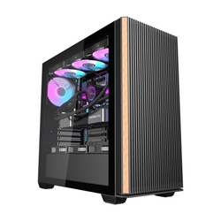 Počítačová skříň Darkflash DS900WS (černá) + 4 ventilátory