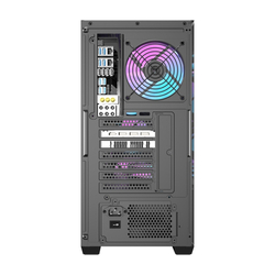 Počítačová skříň Darkflash DS900WS (černá) + 4 ventilátory