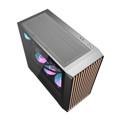 Počítačová skříň Darkflash DS900WD (černá) + 4 ventilátory