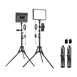 Neewer BP300 studio set dvě LED světla + stativy + držáky na telefony