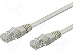 kabel UTP 0.25m šedý