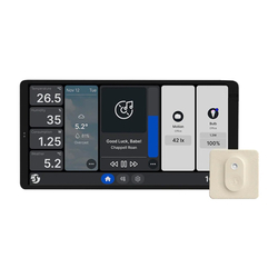 Duální ovládací panel Shelly Wall Display X2 WiFi/BLU (stříbrný) + BLU H&T