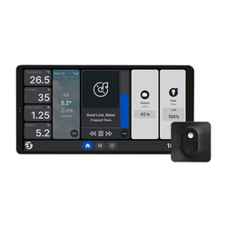 Duální ovládací panel Shelly Wall Display X2 WiFi/BLU (černý) + BLU H&T
