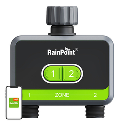 Dvouzónový ovladač zavlažování RainPoint s aplikací