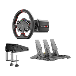 Herní sada PXN VD6 Bundle DP - základna VD6 + volant WDS R2 + pedály + svorka Z9