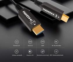 Kabel optyczny HDMI Hybrid 2.0 SH-SPHB0300 30m