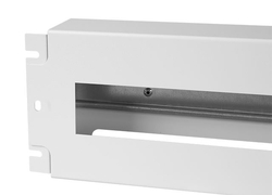 Panel rozvodu napětí Rack 19" 3U šedý