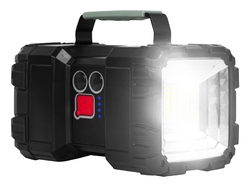 Dobíjecí LED pátrací světlo, oboustranné, s funkcí powerbanky

