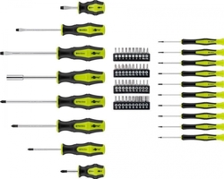 Wkrętaki Śrubokręty + bity ZESTAW 58-elem. Goobay