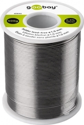 Bezolovnatý cín STŘÍBRNO + MĚĎ Goobay 1,0mm 500g