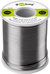 Bezolovnatý cín STŘÍBRNO + MĚĎ Goobay 1,5mm 500g