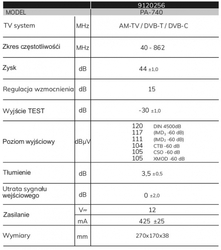 Wzmacniacz ALCAD PA-740 (TM-101 TM-111)