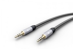 XLR kabelová zásuvka - zástrčka (3pin) Goobay 2m šedá