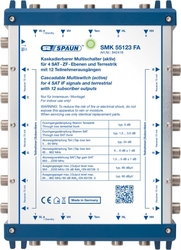 Spaun 5/5 kaskádový multiswitch pro 12 SMK 55123 FA