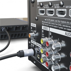 Audio kabel Jack - 2x RCA Goobay Plus TEXTIL 3m