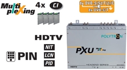 Stacja POLYTRON PXU 848 C 8xS2/T2/C na 8xDVB-C CI