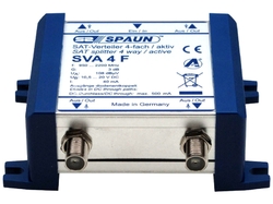 Spaun SVA 4F quattro/širokopásmový SAT splitter 