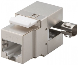 Keystone RJ45 CAT 6 STP 250MHz 90stupňový konektor