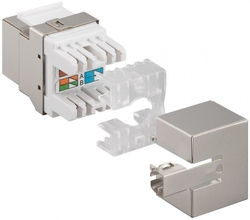 Keystone RJ45 CAT 6 STP 250MHz 90-stupňový konektor