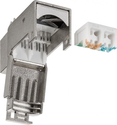 Złącze Keystone RJ45 CAT 6 STP 250MHz Snap-In