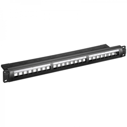Keystone Panel 24 portů + 24 CAT 6 UTP Goobay