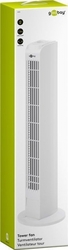 Věžový ventilátor 78cm Goobay 45W BÍLÁ