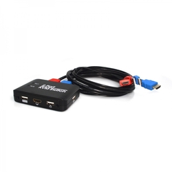 Přepínač KVM USB + HDMI 2/1 Spacetronik SPH-KVM21