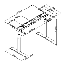 Elektrický stolní stojan Spacetronik SPE-227W