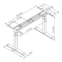 Elektrický stolní stojan Spacetronik SPE-223W