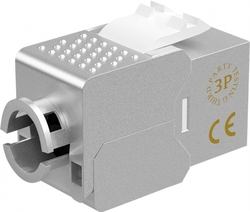 Keystone RJ45 CAT 6A STP 500MHz Slim-Line konektor