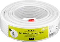 Goobay RG6 koaxiální kabel 2xEKR 90dB CCS 25m