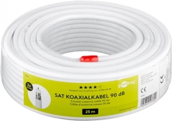 Koaxiální kabel RG6 Goobay 2xEKR 90dB CCS 25m